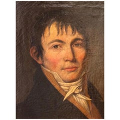 19th Century Italian School Portrait Painting by Giuseppe Bossi