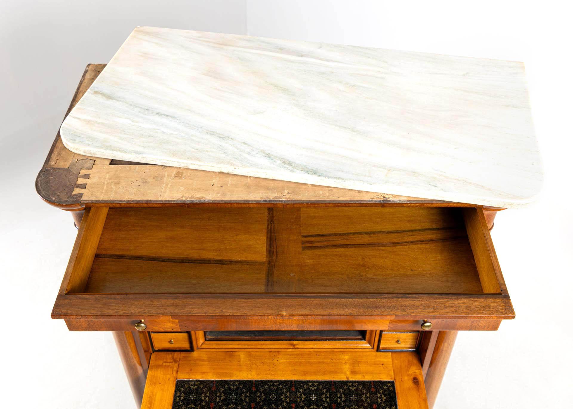 Secretaire italiano del siglo XIX con caja de seguridad, hacia 1840 en venta 7
