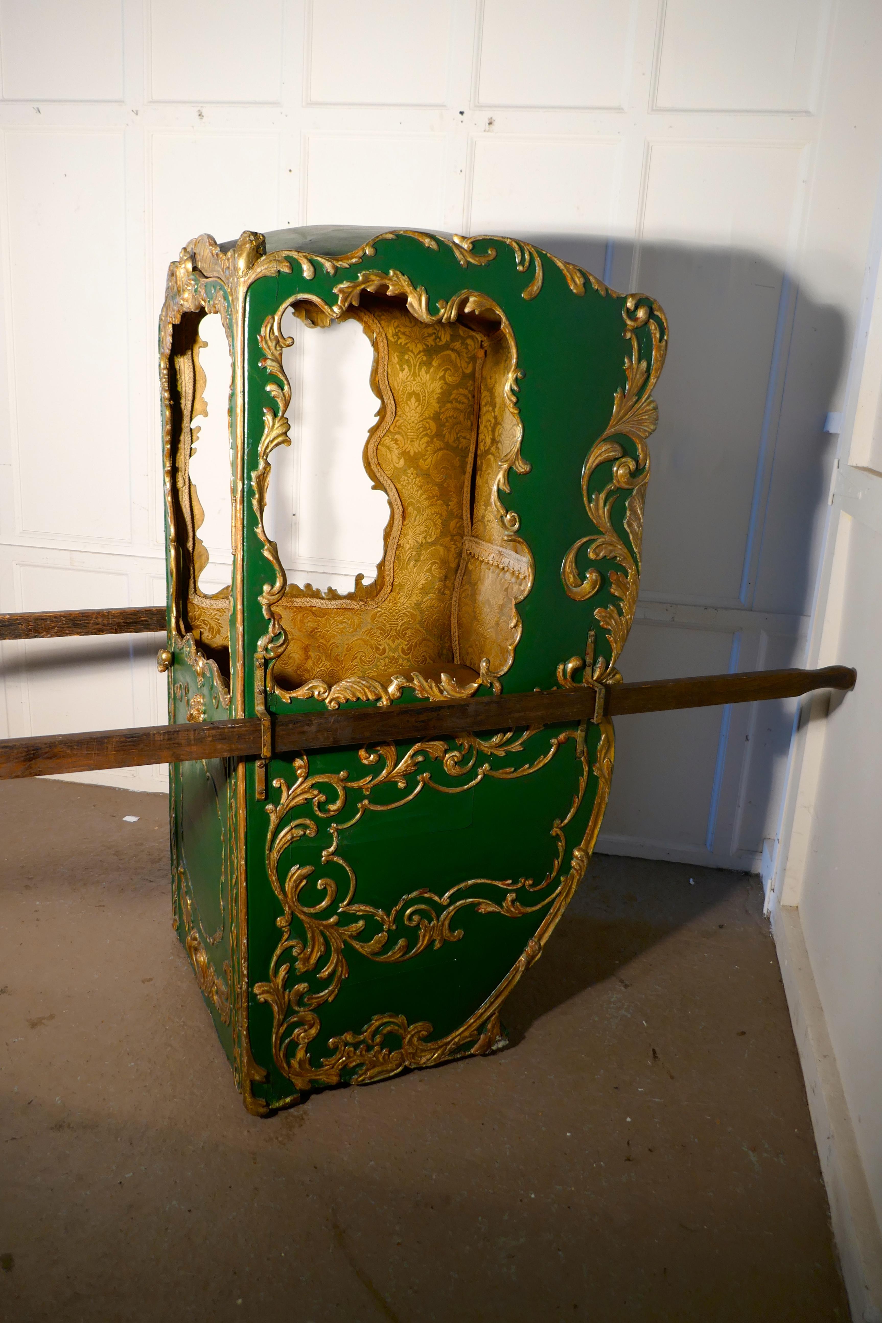 Chaise de Sedan italienne du 19ème siècle      en vente 4