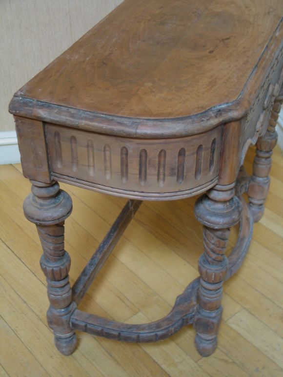 Wood 19th Century Italian Side Table For Sale