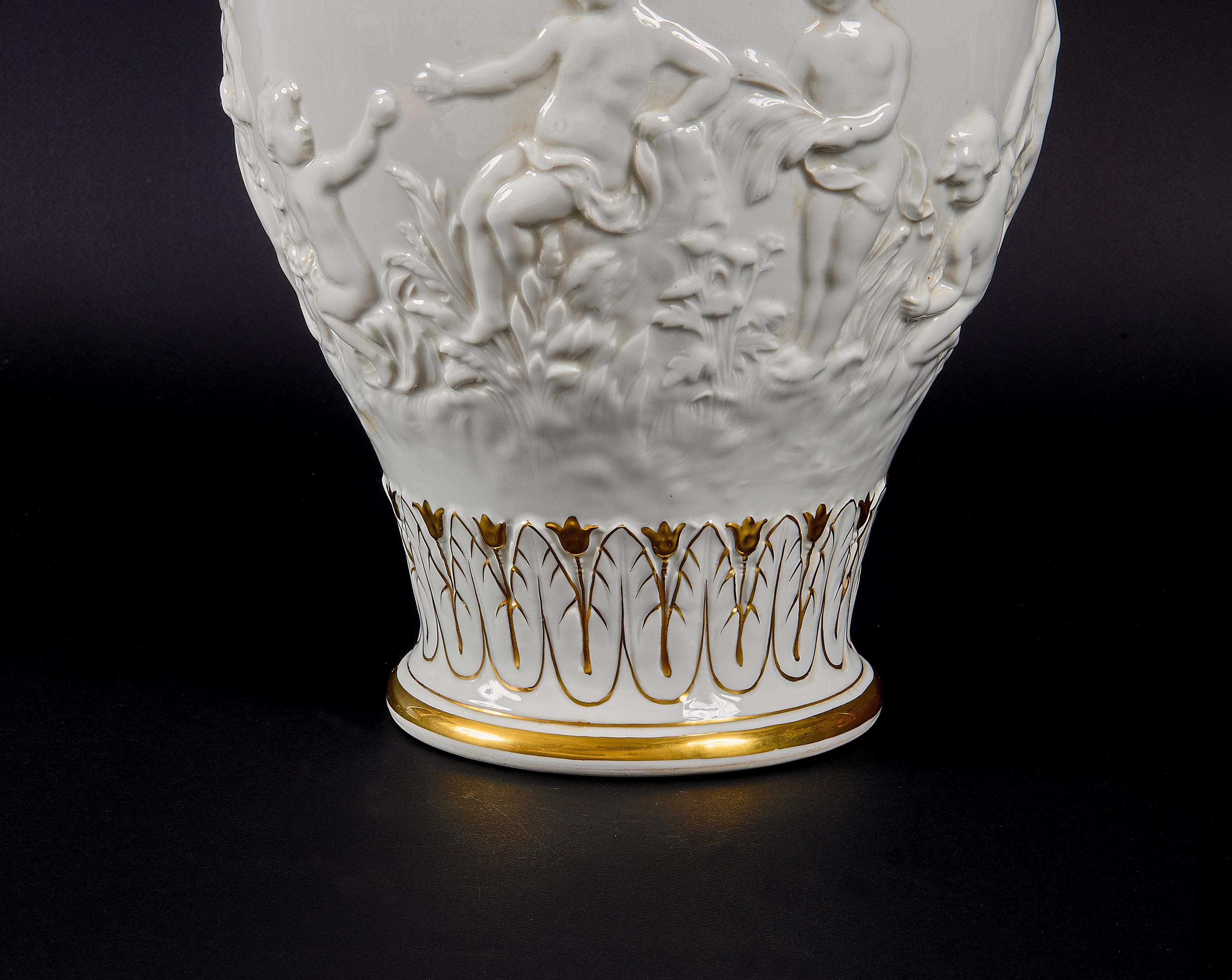 19th Century Italian Signed Glazed Ceramic Vase For Sale 1