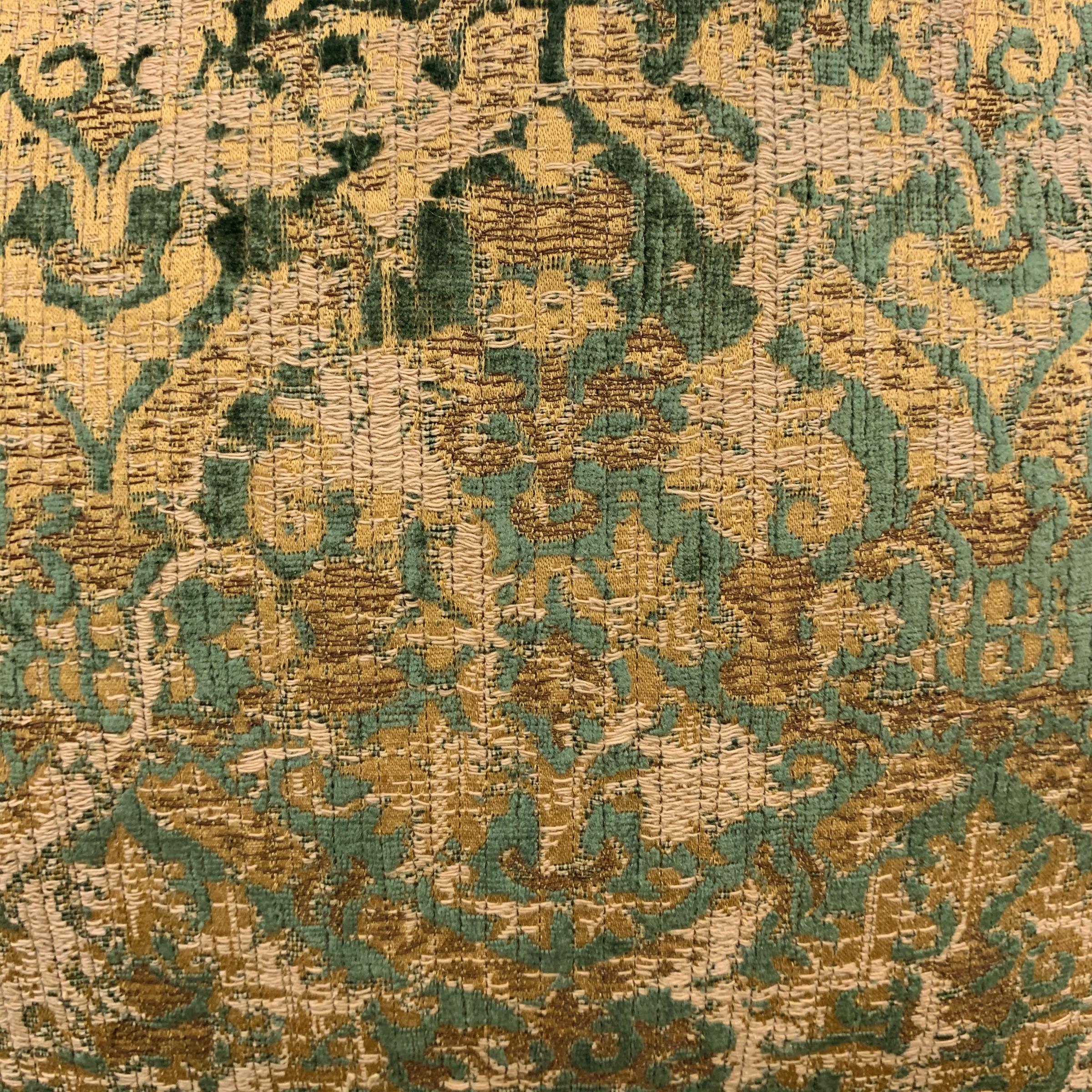 19th Century Italian Silk Velvet Pillow 2