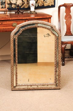19th Century Italian Silver Gilt Mirror
