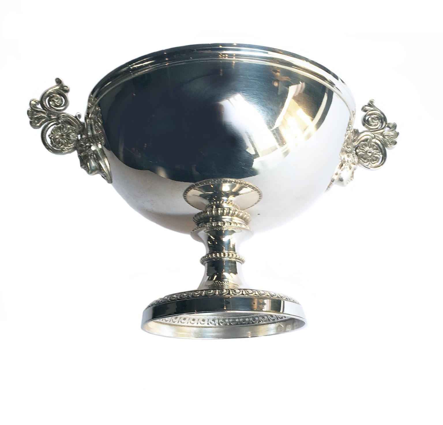 Italian Silver Puerperal Cup or Small Soup Tureen, Milan Circa 1830 For Sale 7