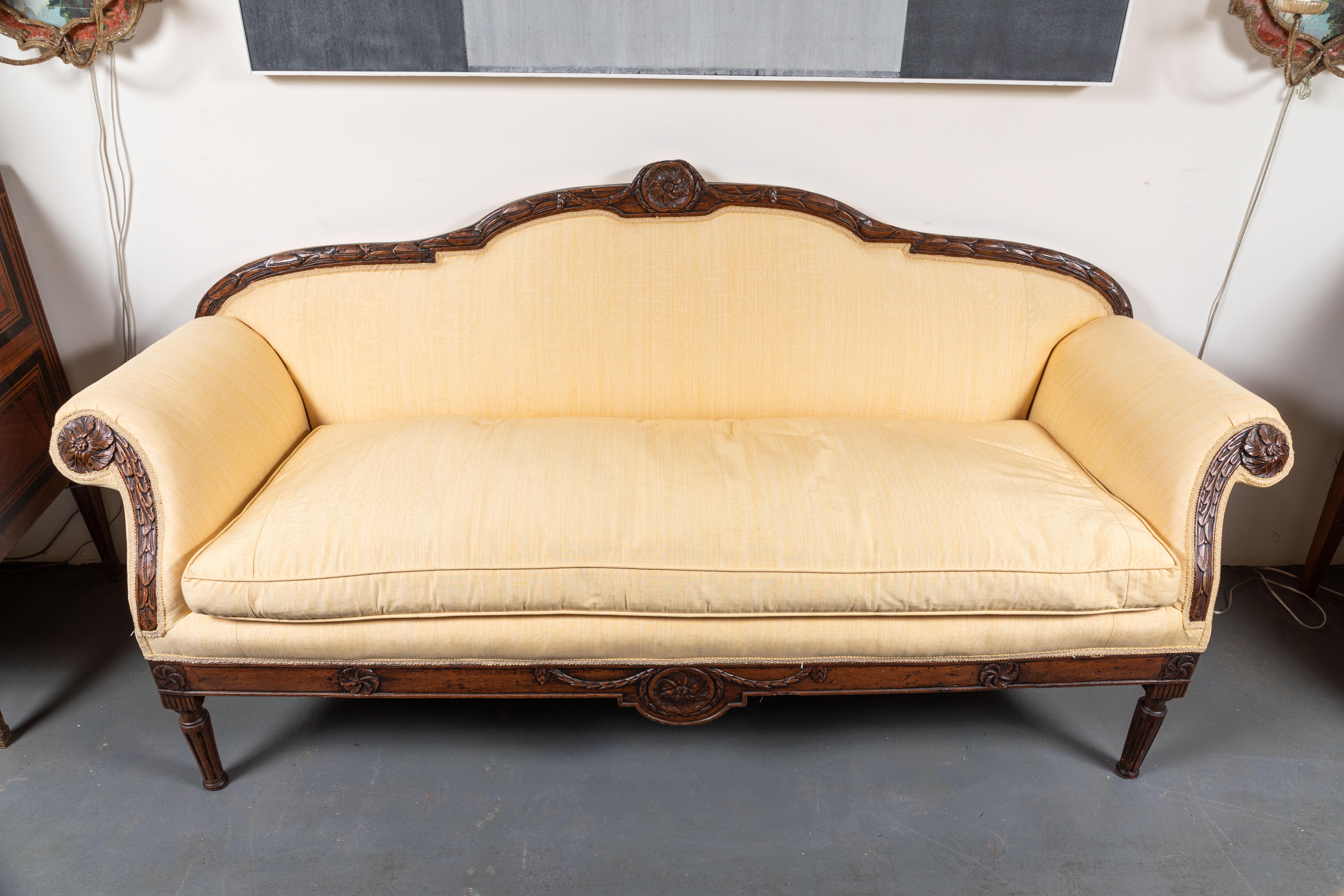 19th Century Italian Sofa In Good Condition In Newport Beach, CA