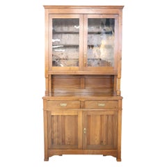 19th Century Italian Solid Oak Wood Sideboard, Buffet or Credenza