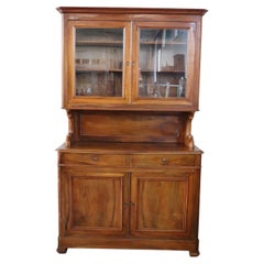 19th Century Italian Solid Walnut Antique Sideboard