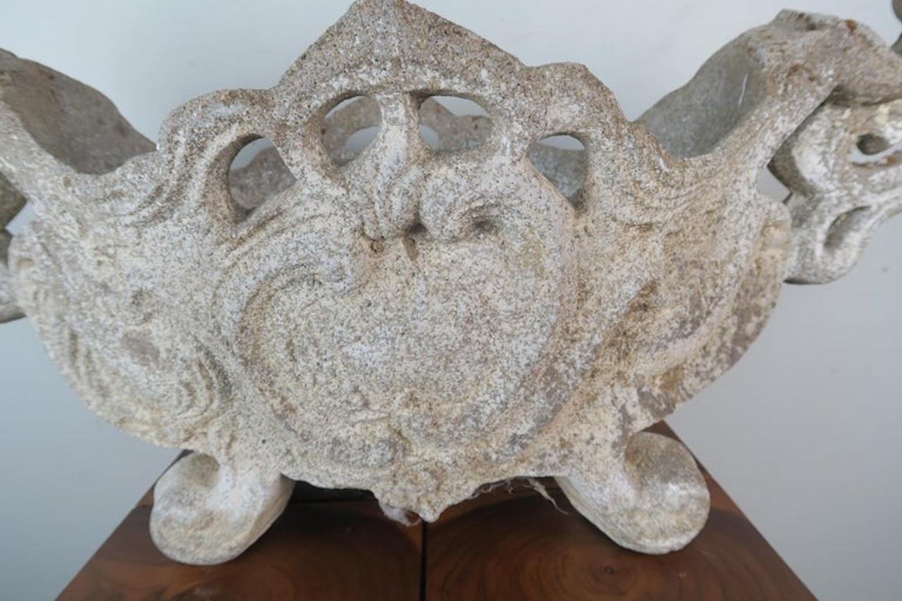 Jardinera italiana de piedra del siglo XIX en Excelente estado para la venta en Los Angeles, CA