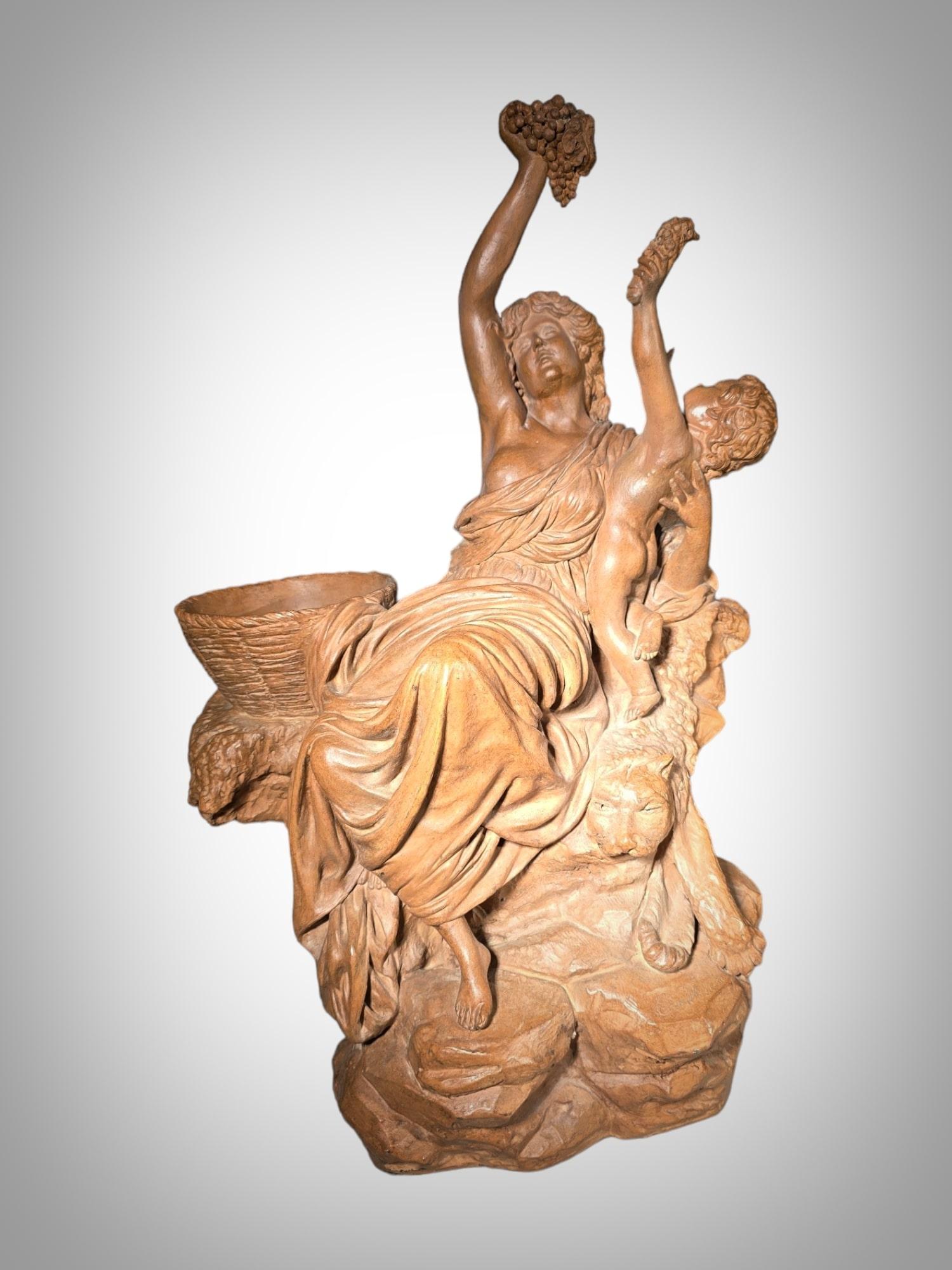 Scultura in terracotta italiana del XIX secolo In condizioni buone in vendita a Madrid, ES