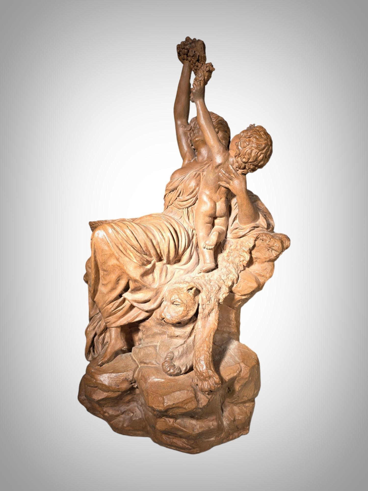 Scultura in terracotta italiana del XIX secolo in vendita 1