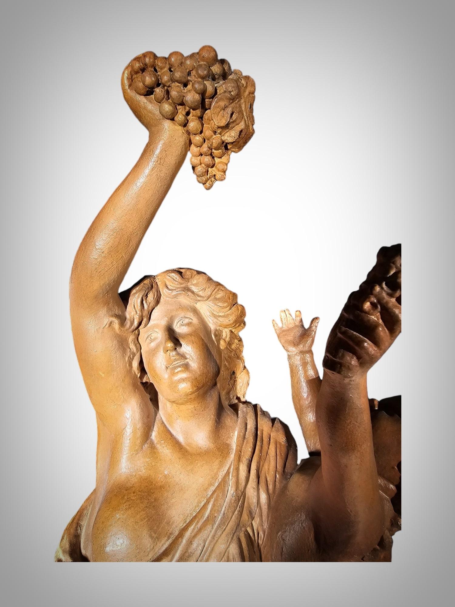 Scultura in terracotta italiana del XIX secolo in vendita 2