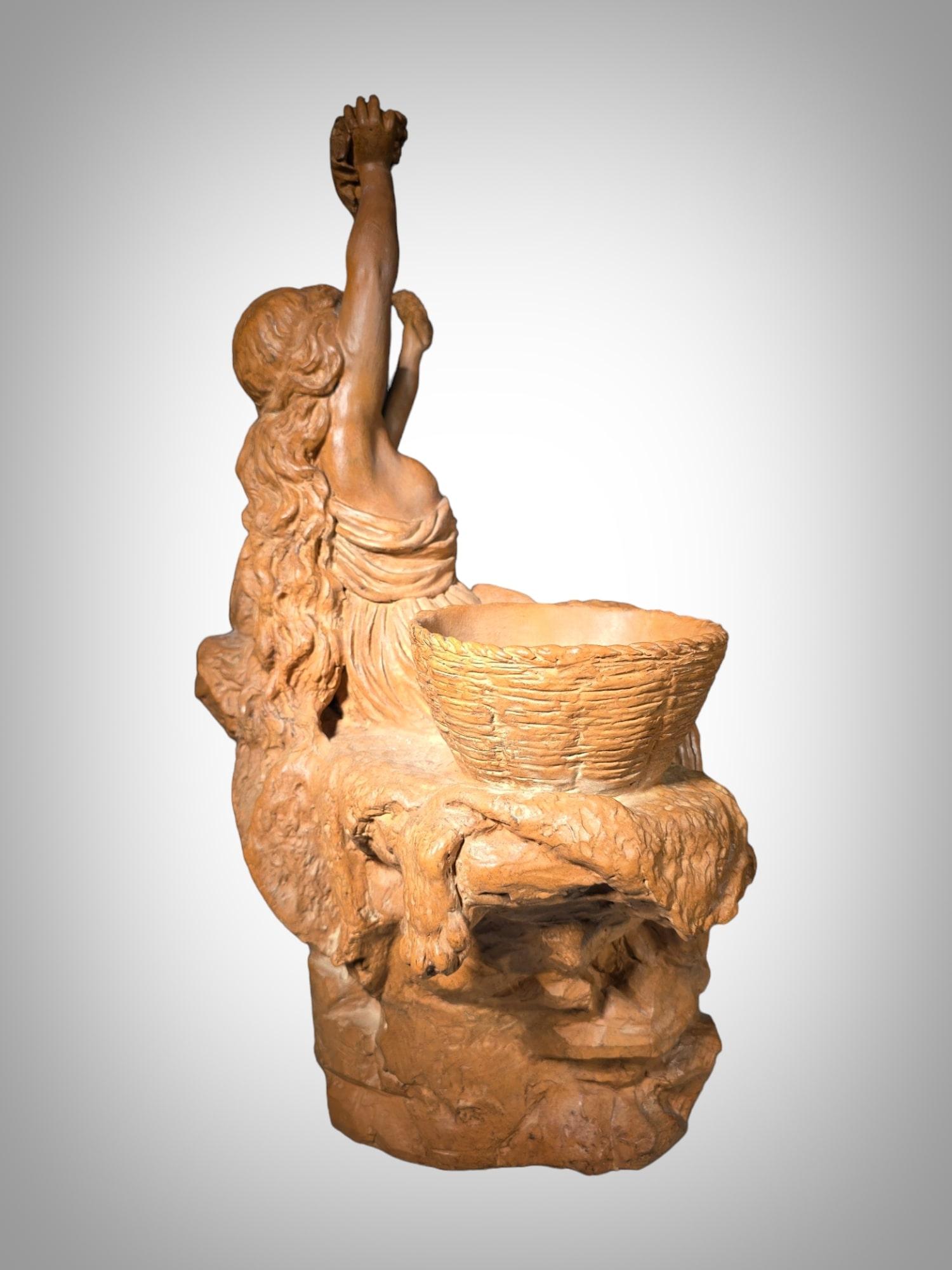 Scultura in terracotta italiana del XIX secolo in vendita 3