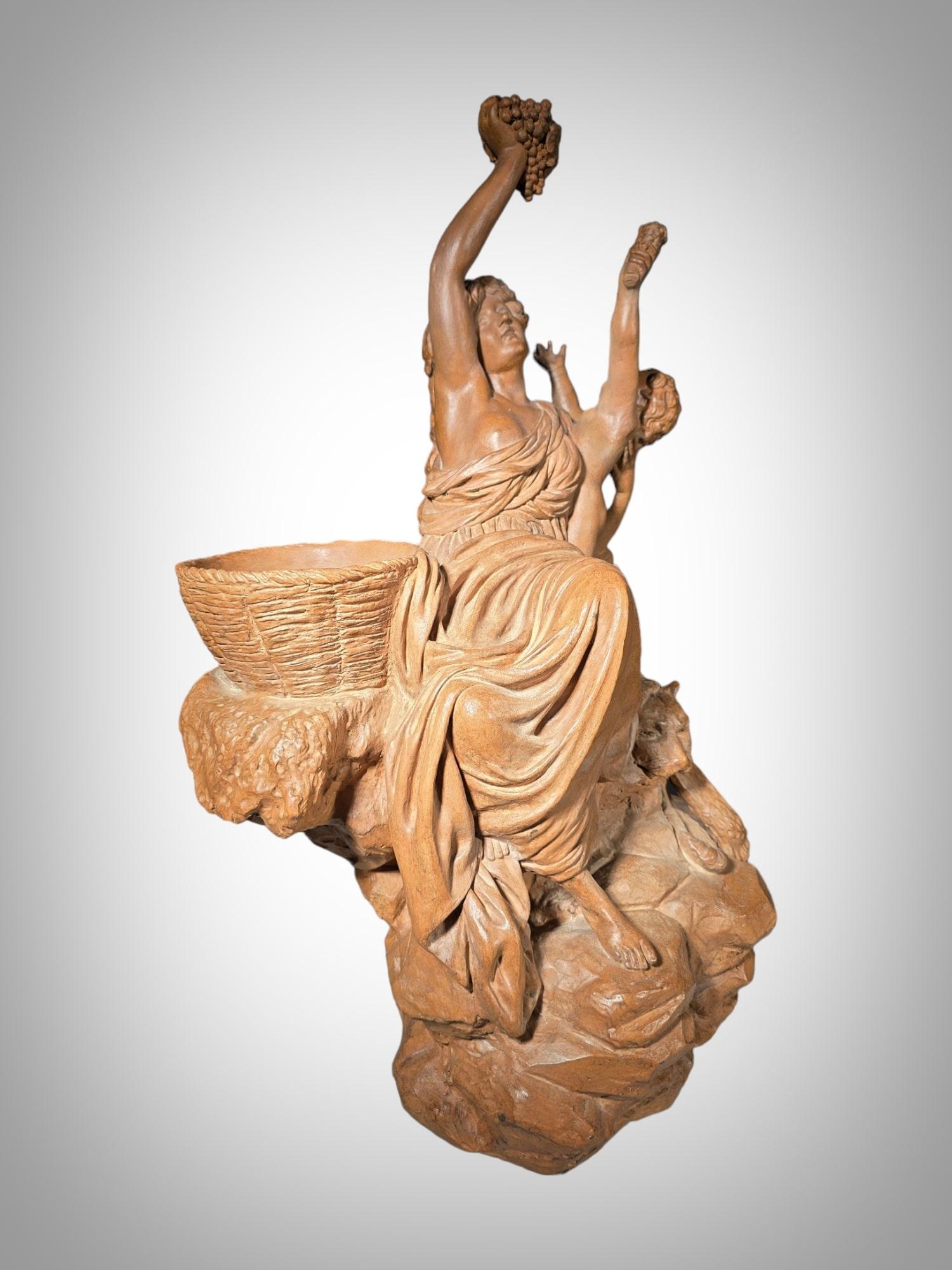 Scultura in terracotta italiana del XIX secolo in vendita 4