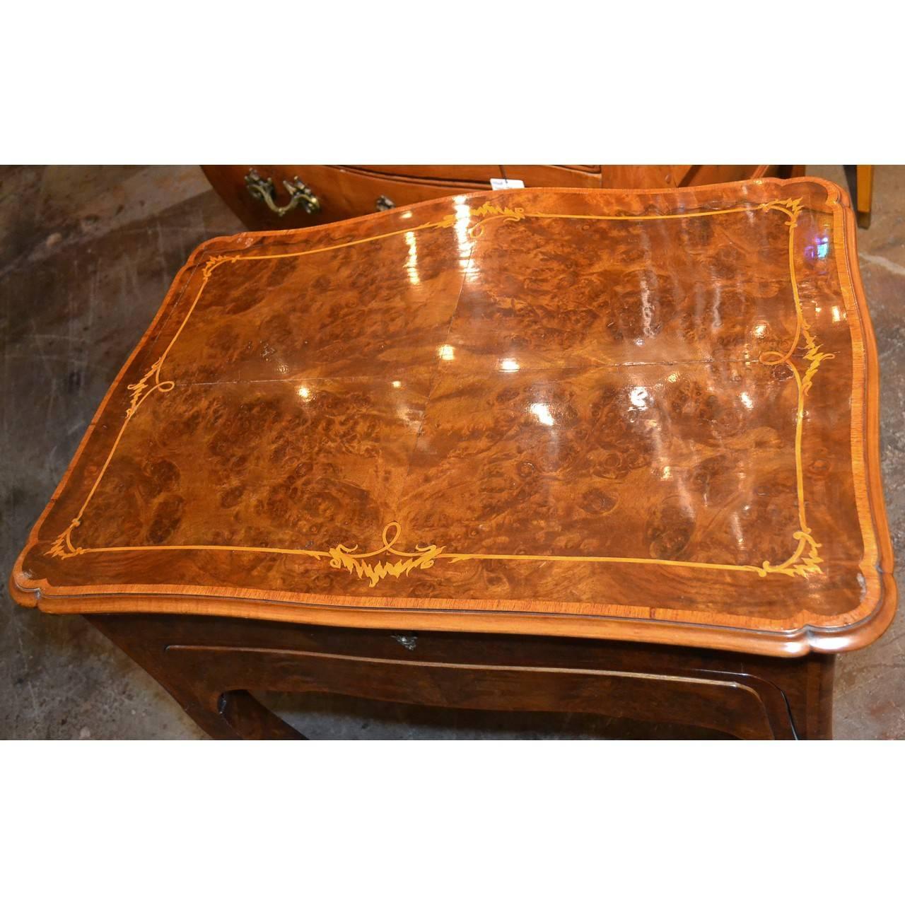 19th Century Italian Tray Top Writing Table In Good Condition In Dallas, TX