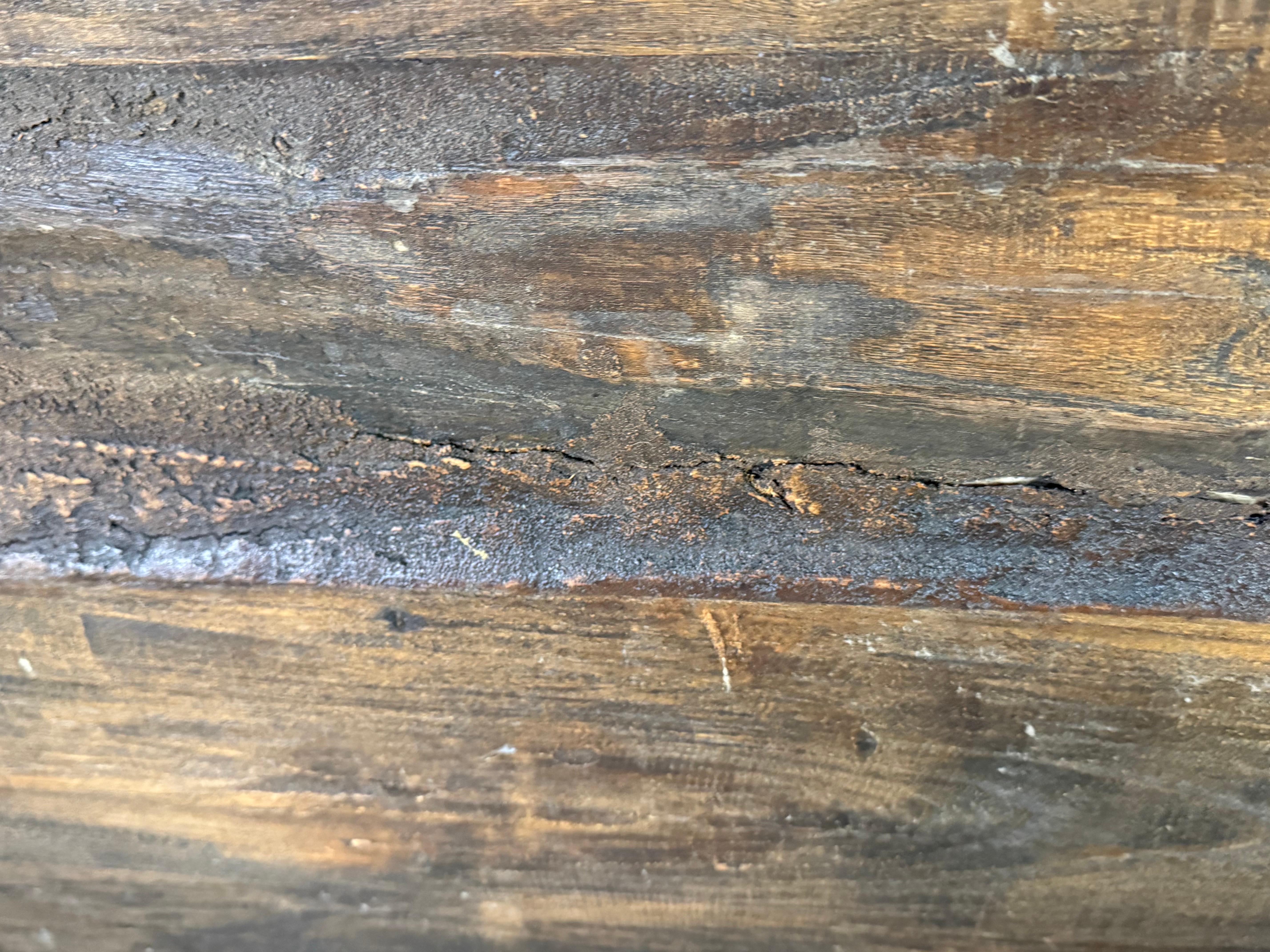 19th Century Italian Trestle Style Table For Sale 5