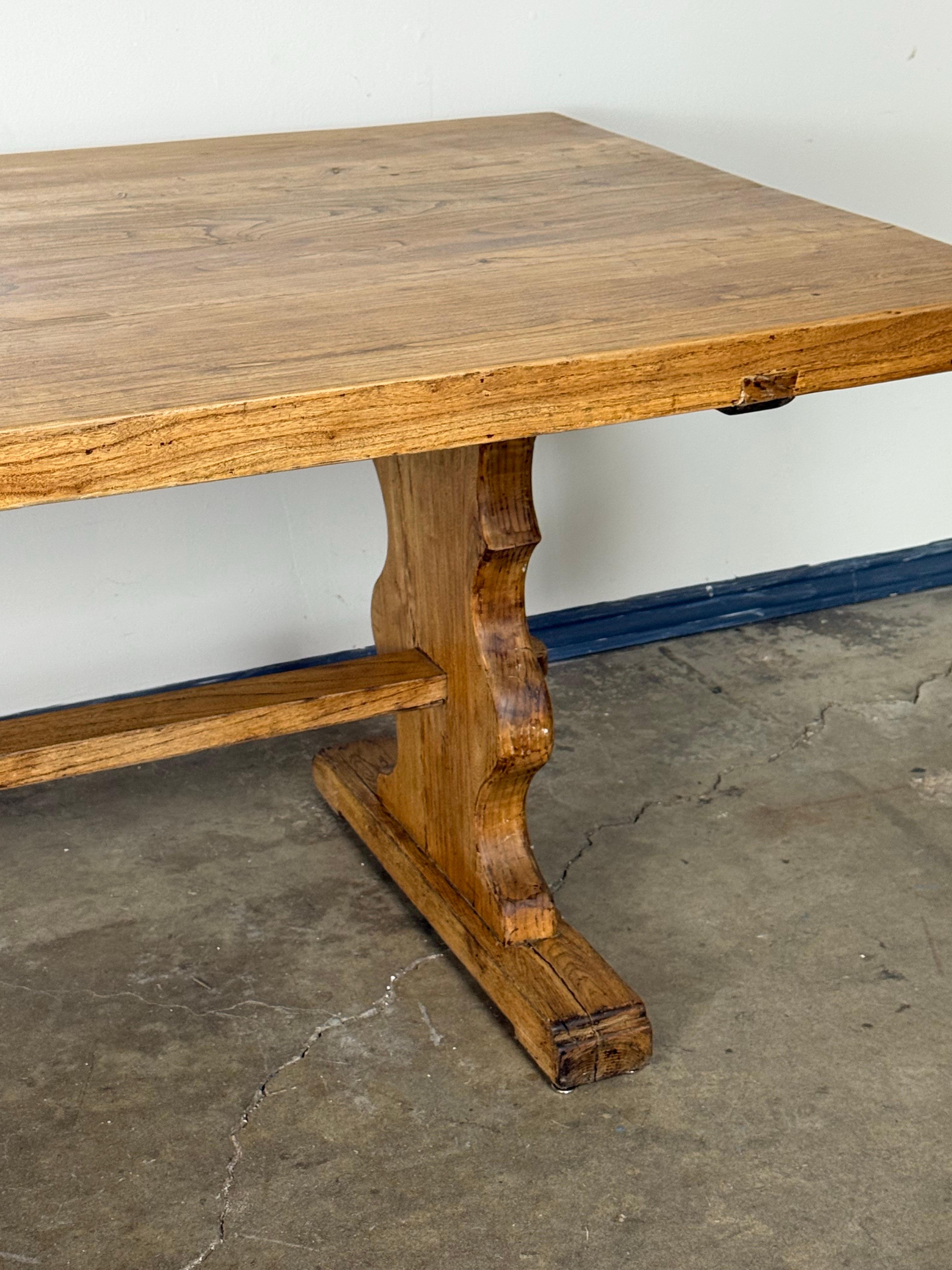 19th Century Italian Trestle Style Table For Sale 1