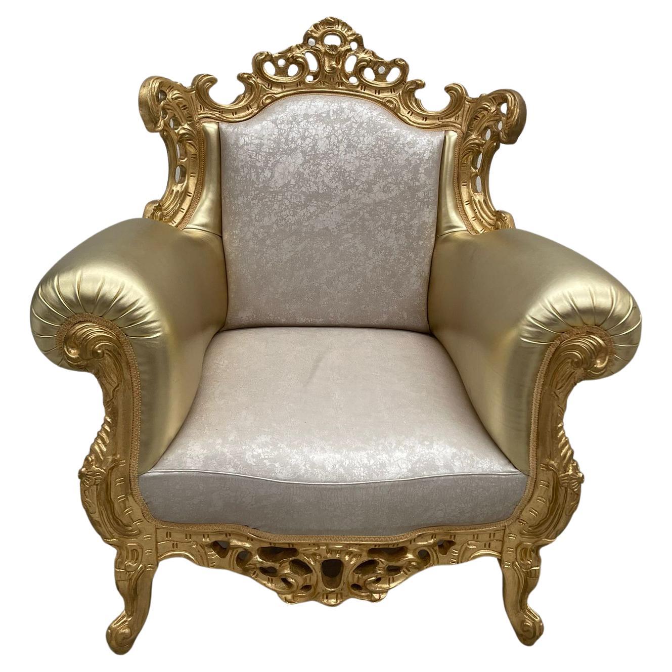 19th Century Italian Trono For Sale