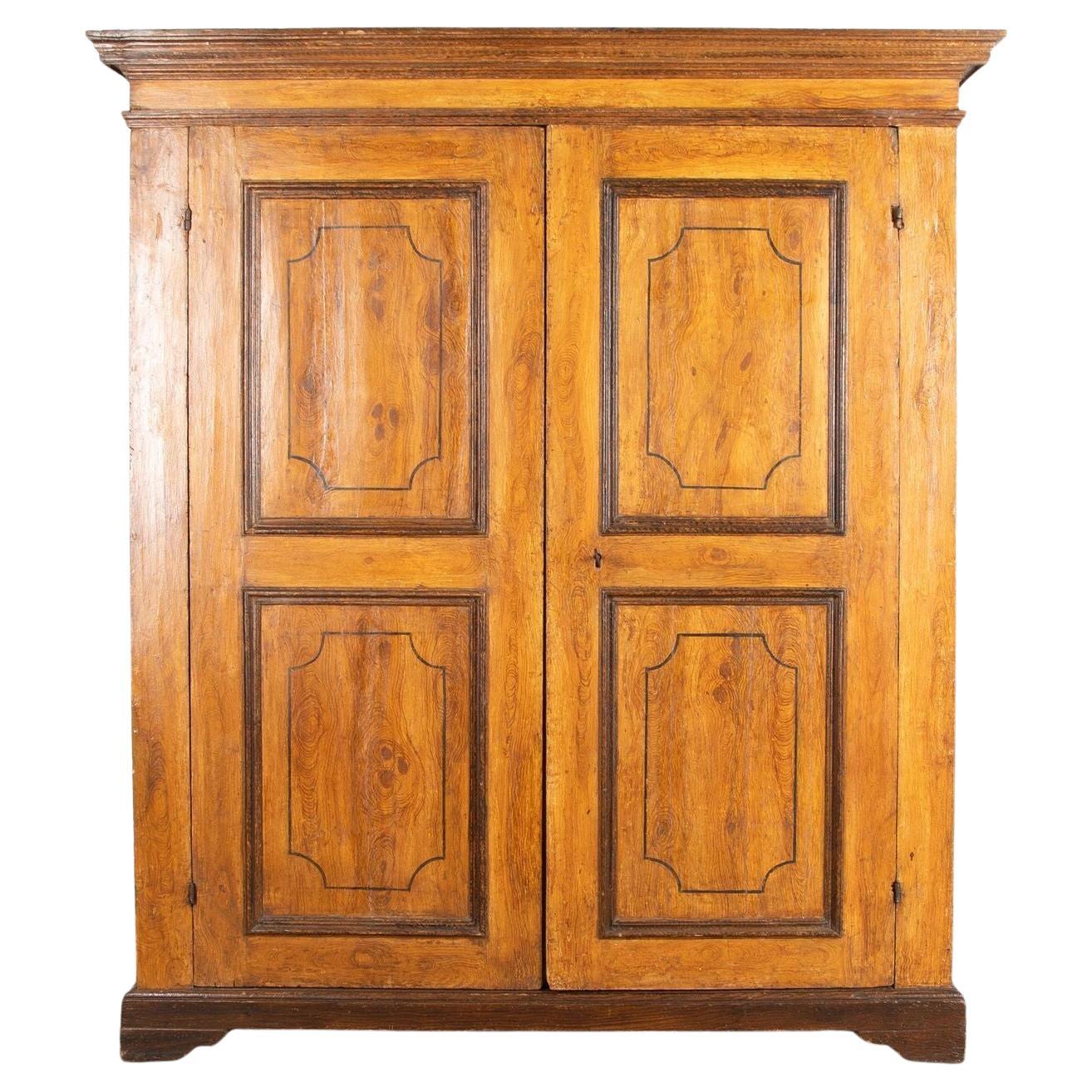 19th Century Italian Tuscan Armoire