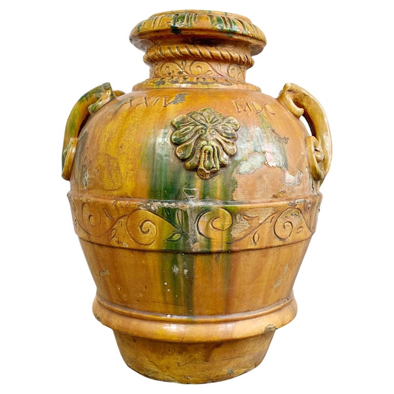 19th Century Italian Tuscan Handled Urn For Sale at 1stDibs | tuscan urns