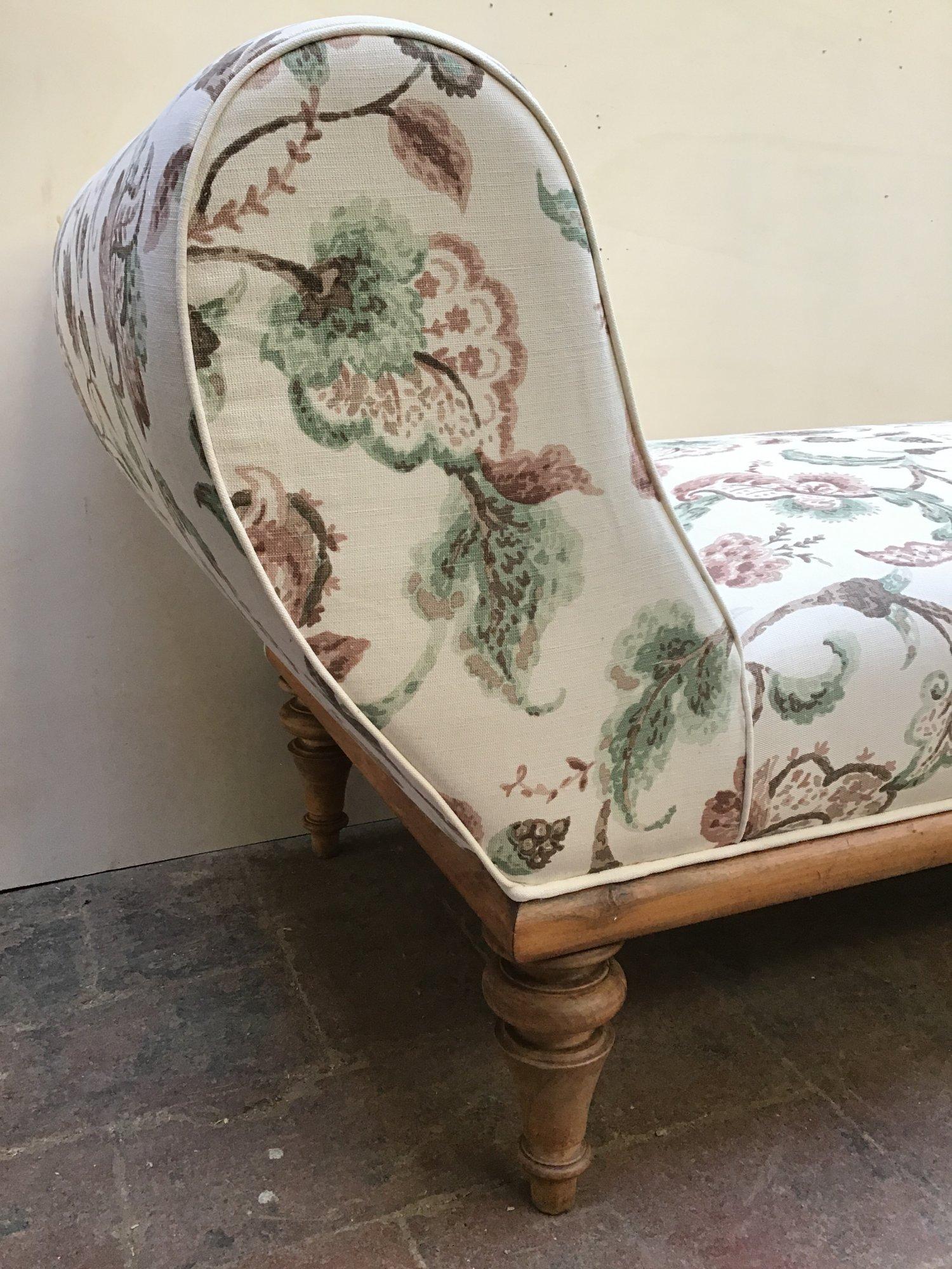 19th Century Italian Upholstered Dormeuse, 1890s im Zustand „Gut“ im Angebot in Florence, IT