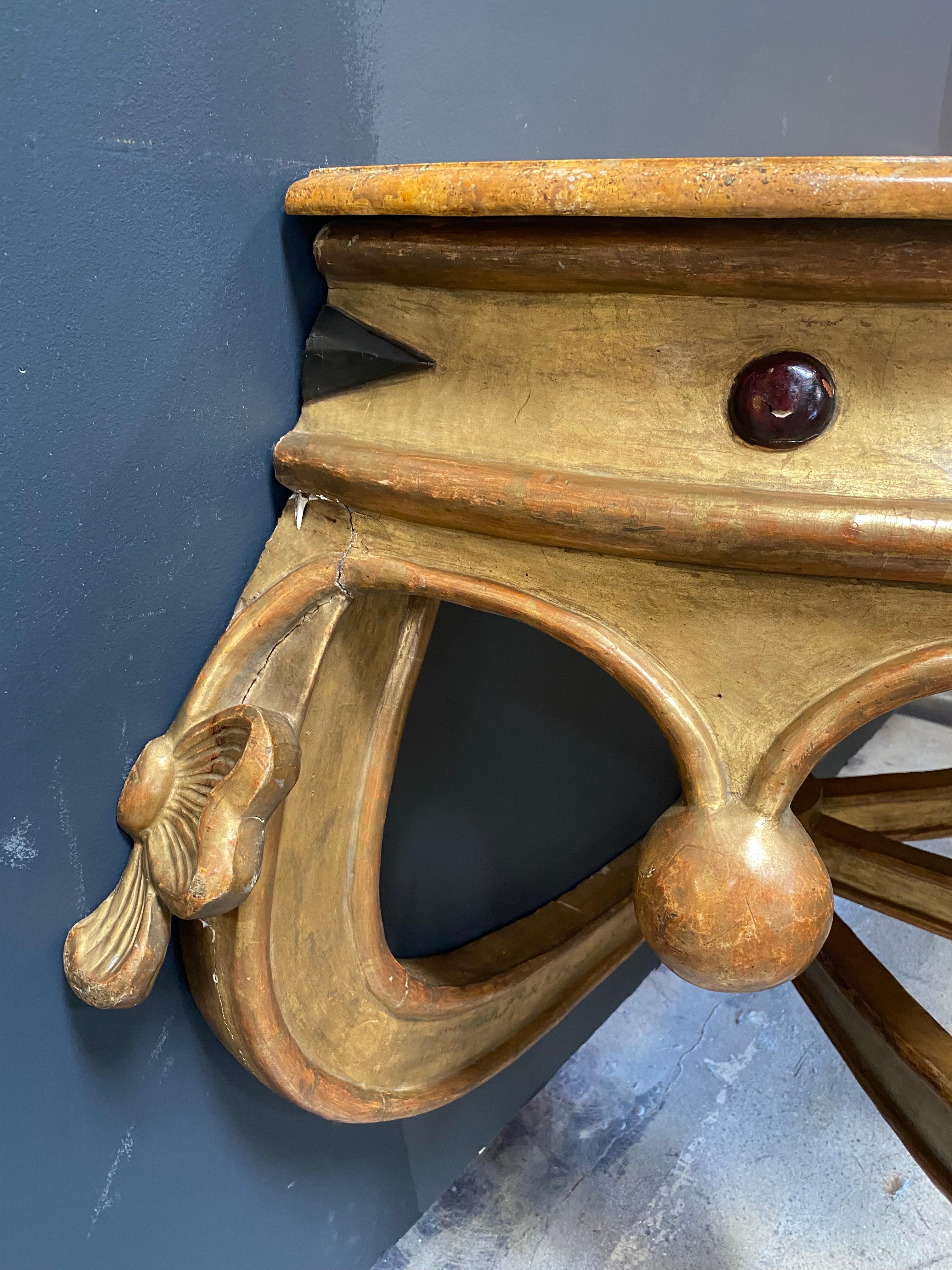Début du 20ème siècle Console vénitienne italienne du XIXe siècle en vente