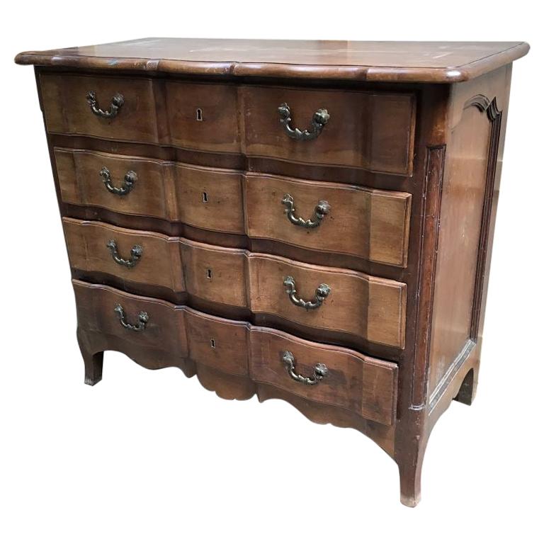 19th Century Italian Walnut Chest of Drawers, 1890s