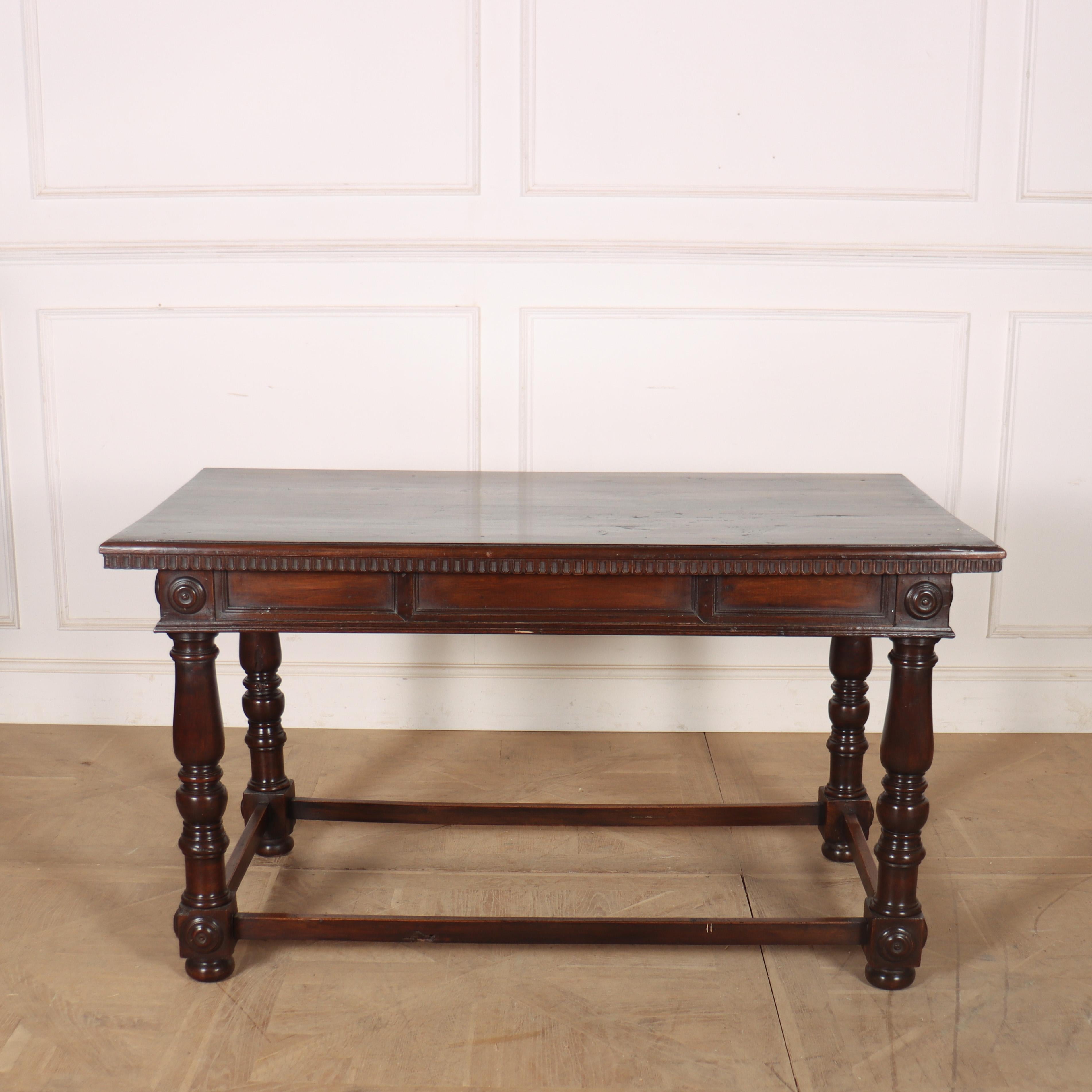 19th Century Italian Walnut Desk in vendita 5