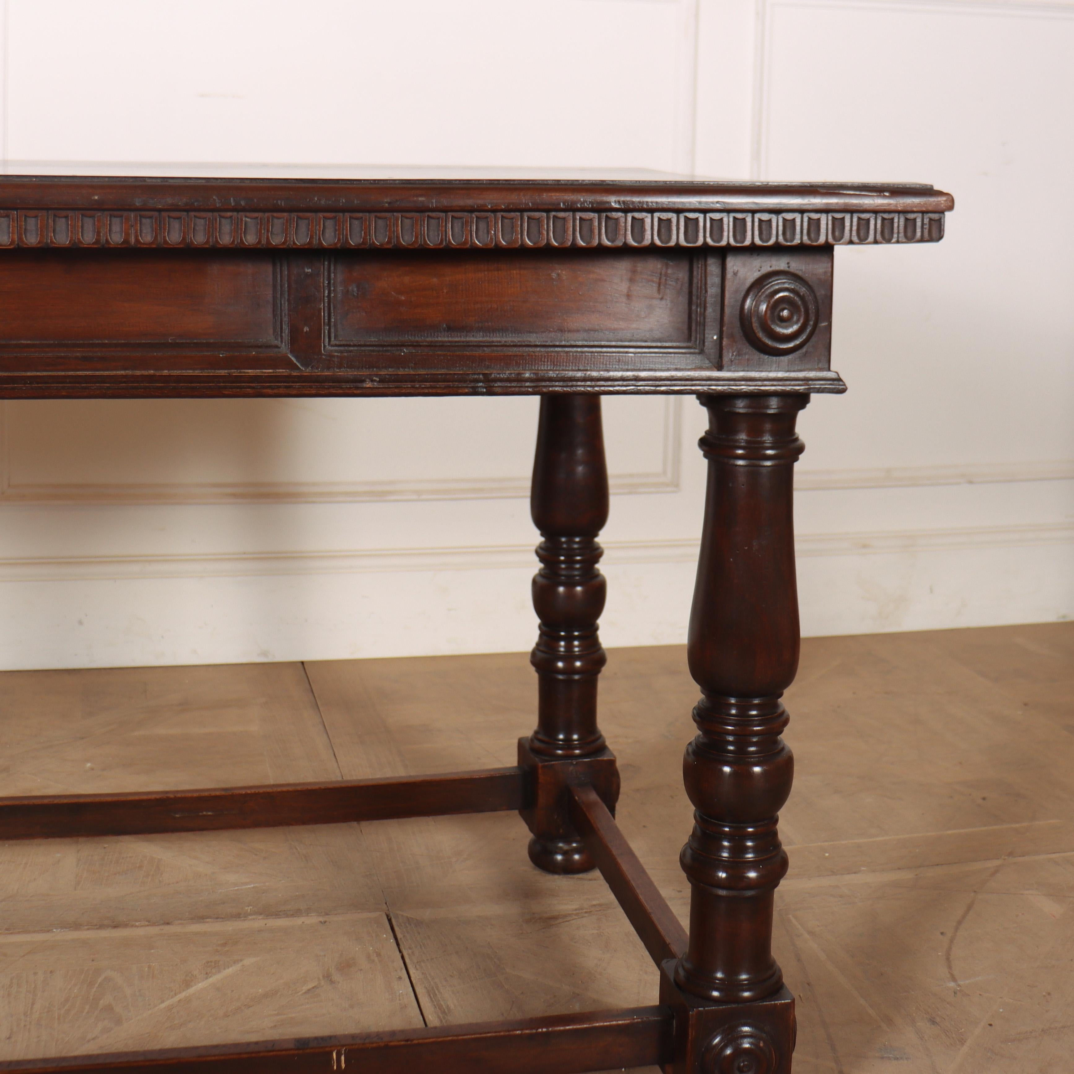 19th Century Italian Walnut Desk in vendita 7