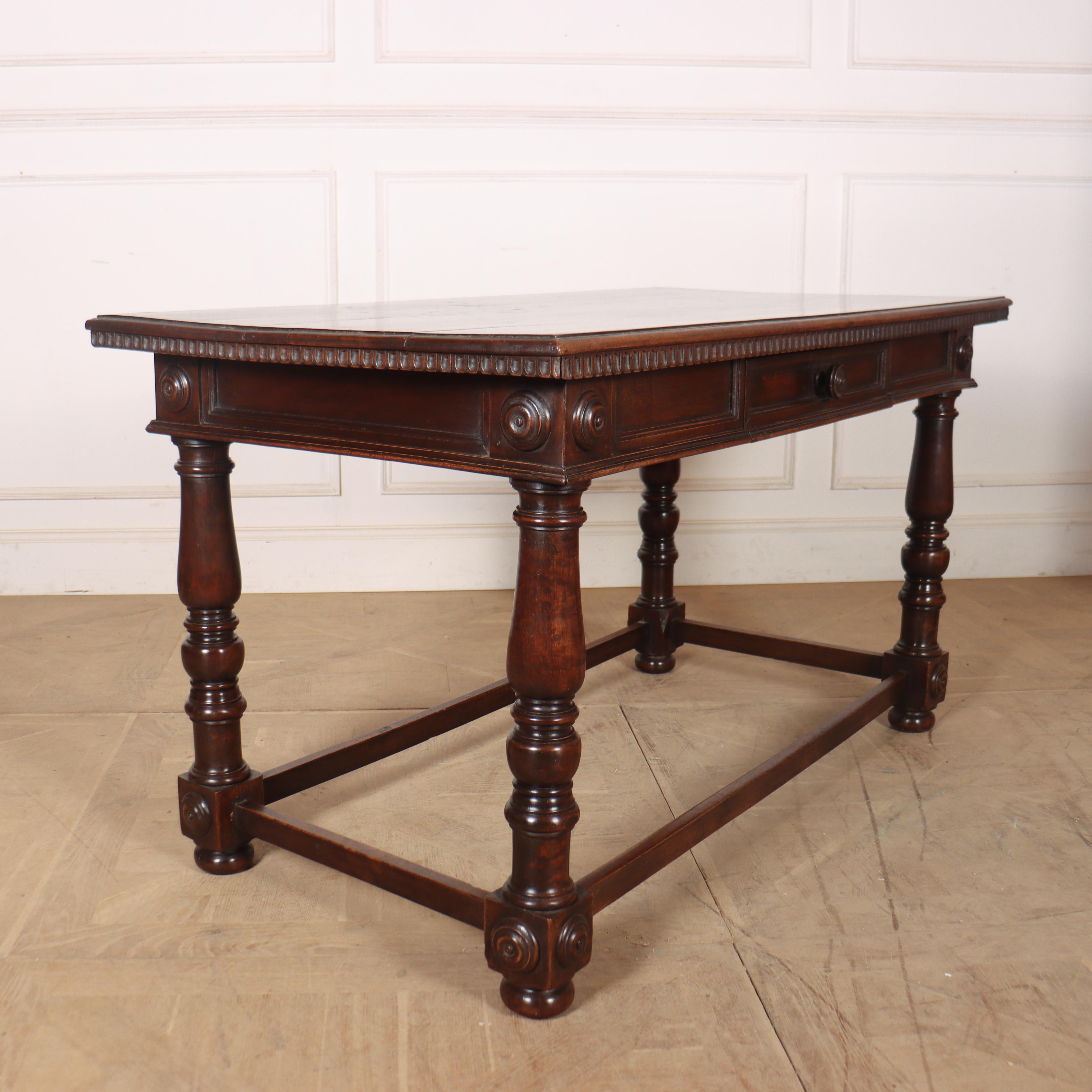 19th Century Italian Walnut Desk in vendita 2