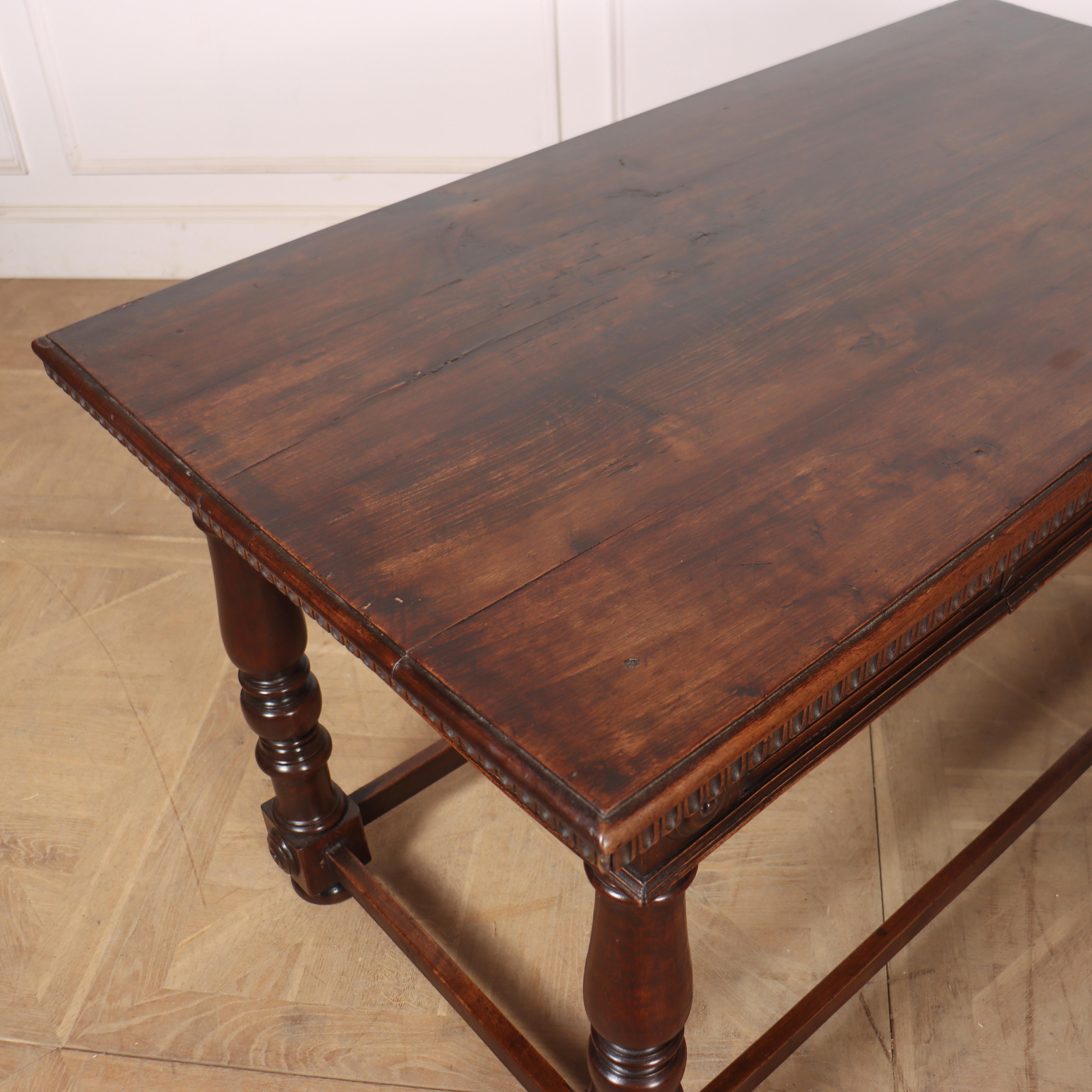 19th Century Italian Walnut Desk in vendita 3
