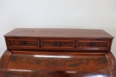 19th Century Italian Walnut Desk with Roll Top