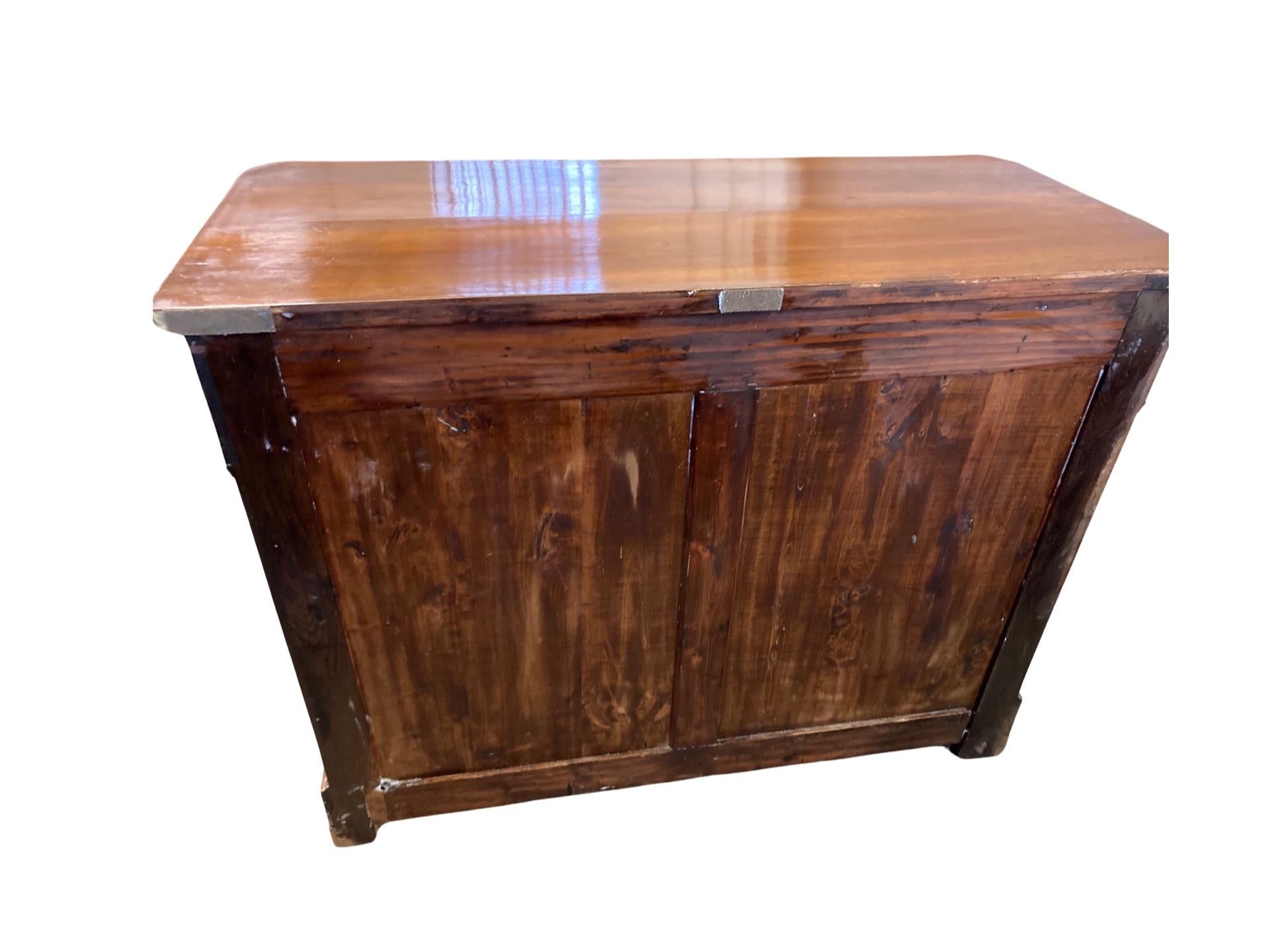 19th Century Italian Walnut Carlo X Commode / Butler's Desk 9