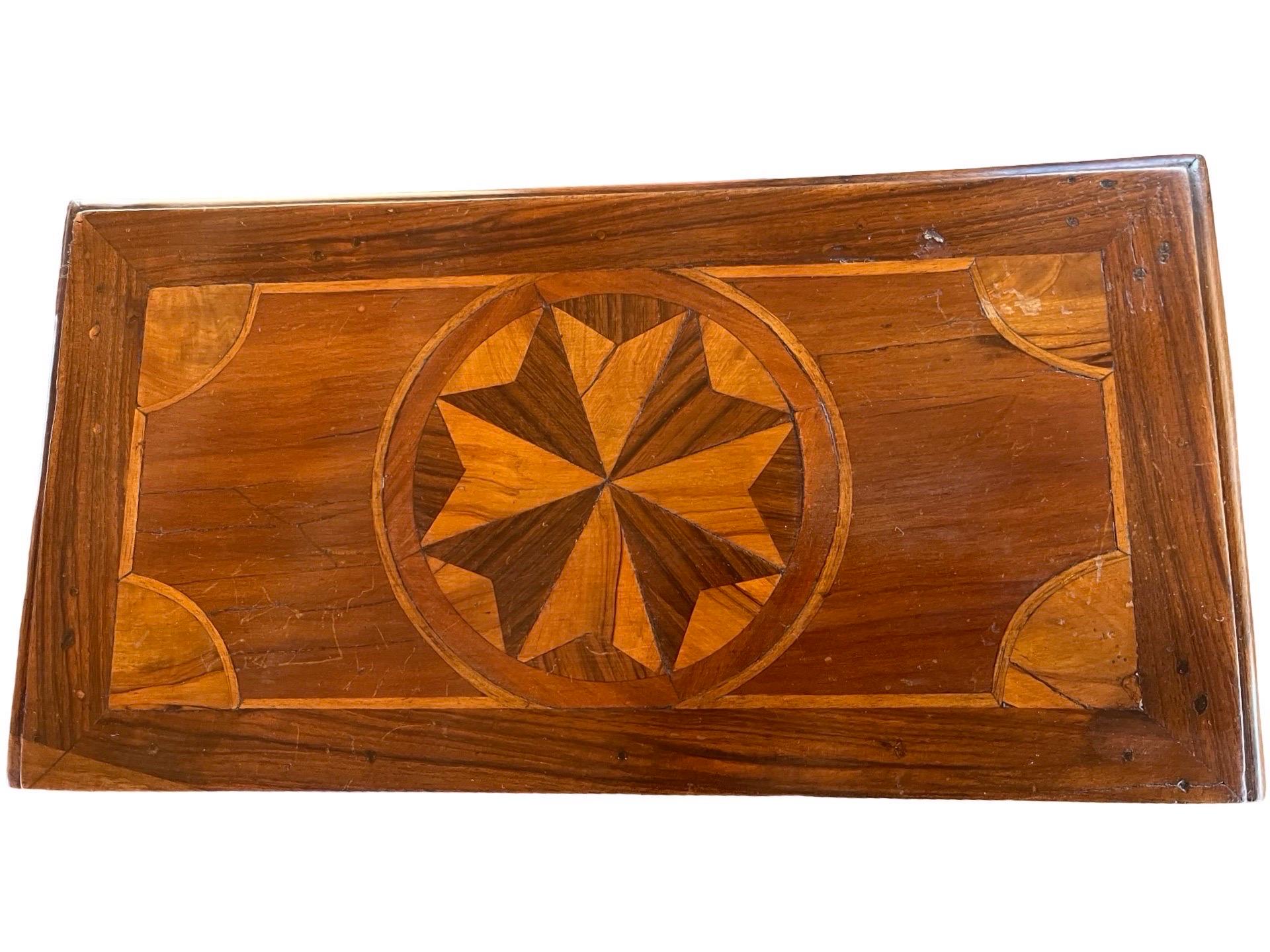 19th Century Italian Walnut Miniature Chest Of Drawers For Sale 5