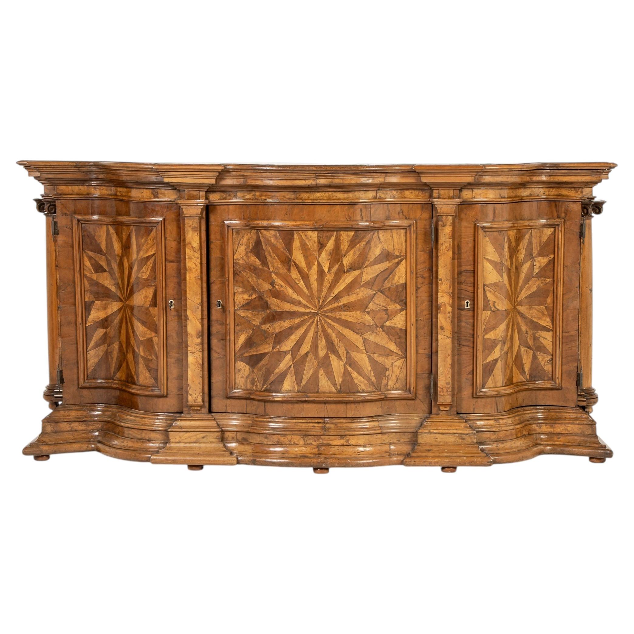 19th Century Italian Walnut Side Cabinet