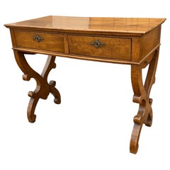 19th Century Italian Walnut Side Table / Writing Desk