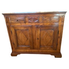 19th Century Italian Walnut Sideboard / Buffet