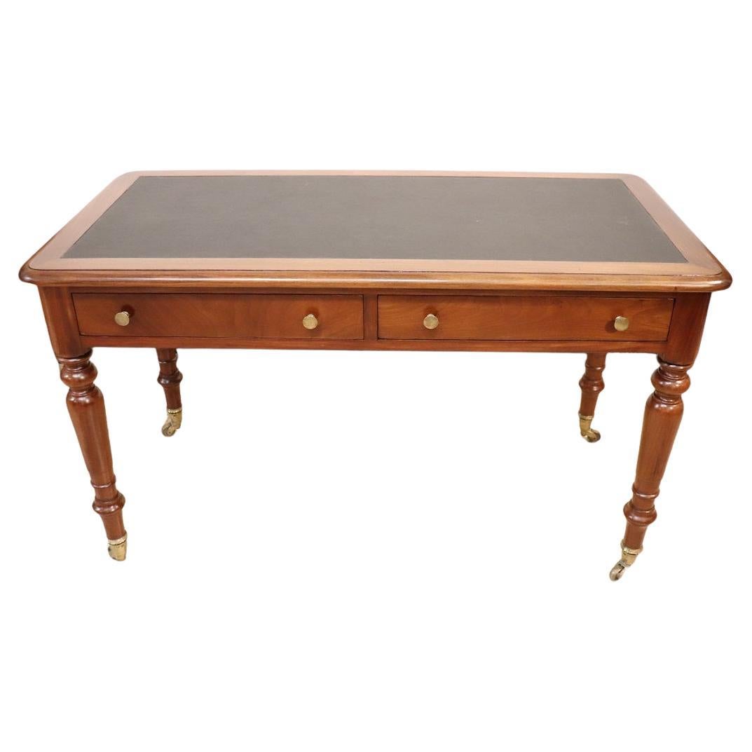 19th Century Italian Walnut Small Antique Desk For Sale