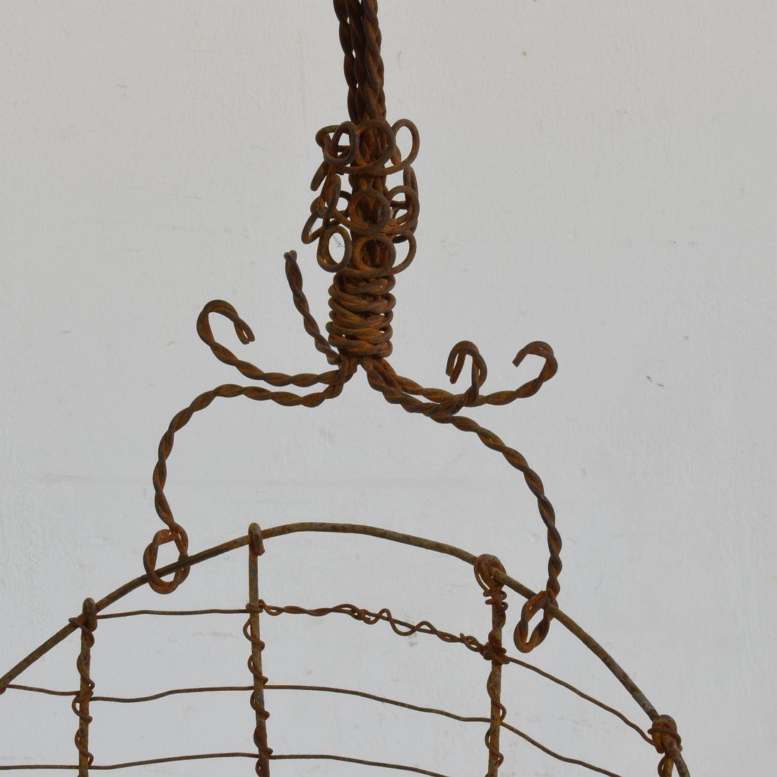 19th Century Italian Wirework Basket 8