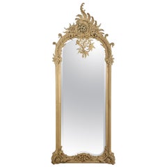 19th Century Italian Wood Carved Mirror
