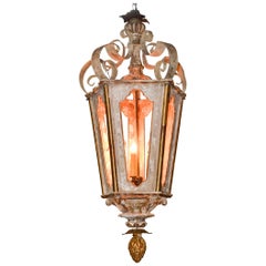 19th Century Italian Wood Lantern