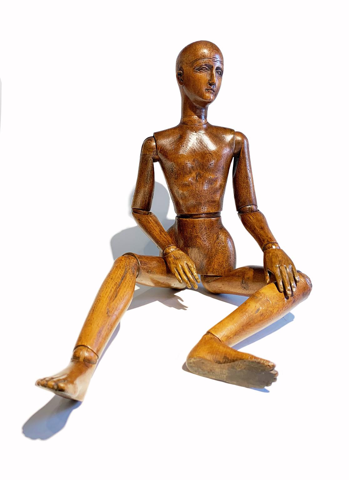 Other 19th Century Italian Wood Mannequin, Circa 1870-1880 For Sale