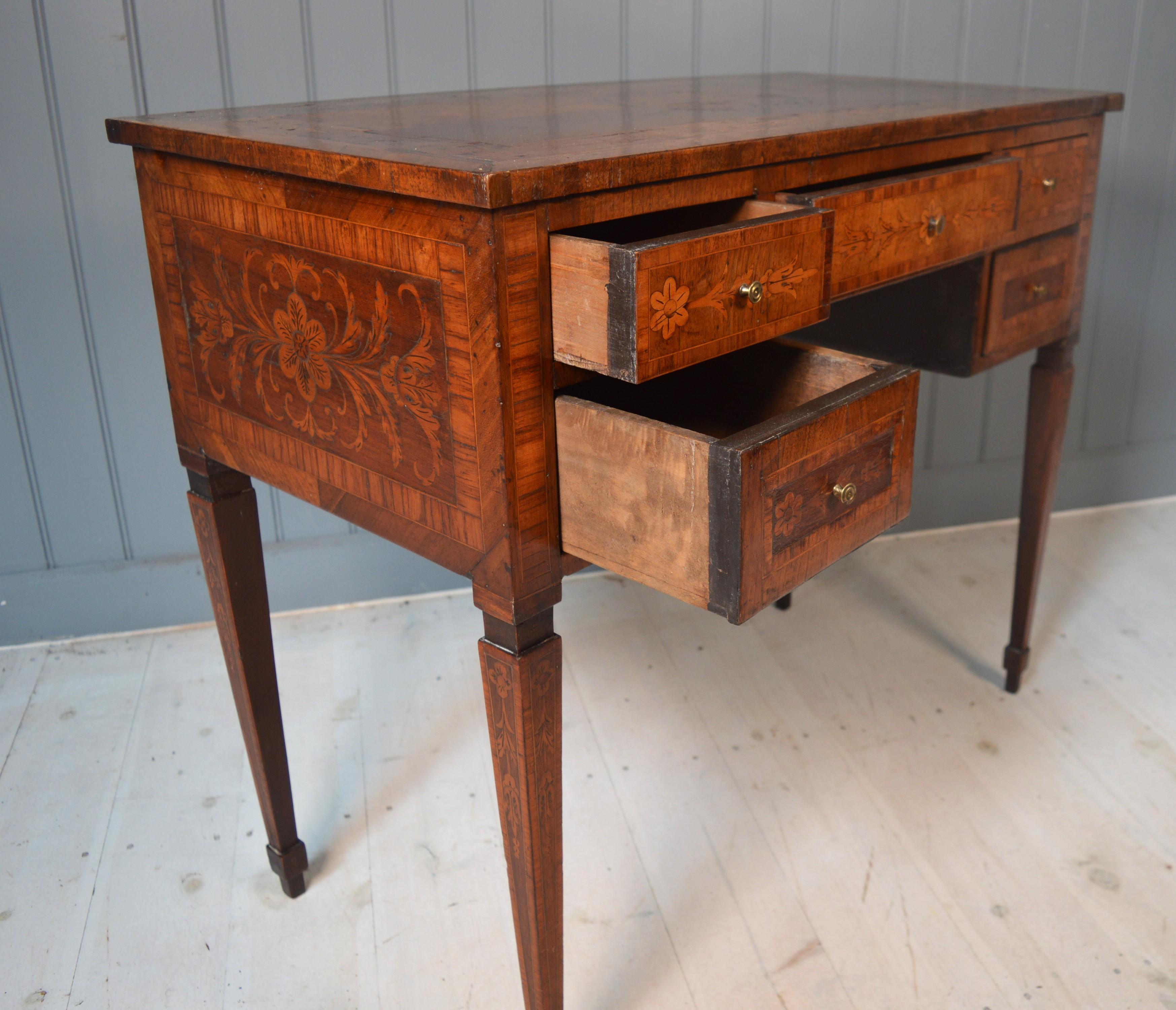 19th Century Italian Writing Table For Sale 2