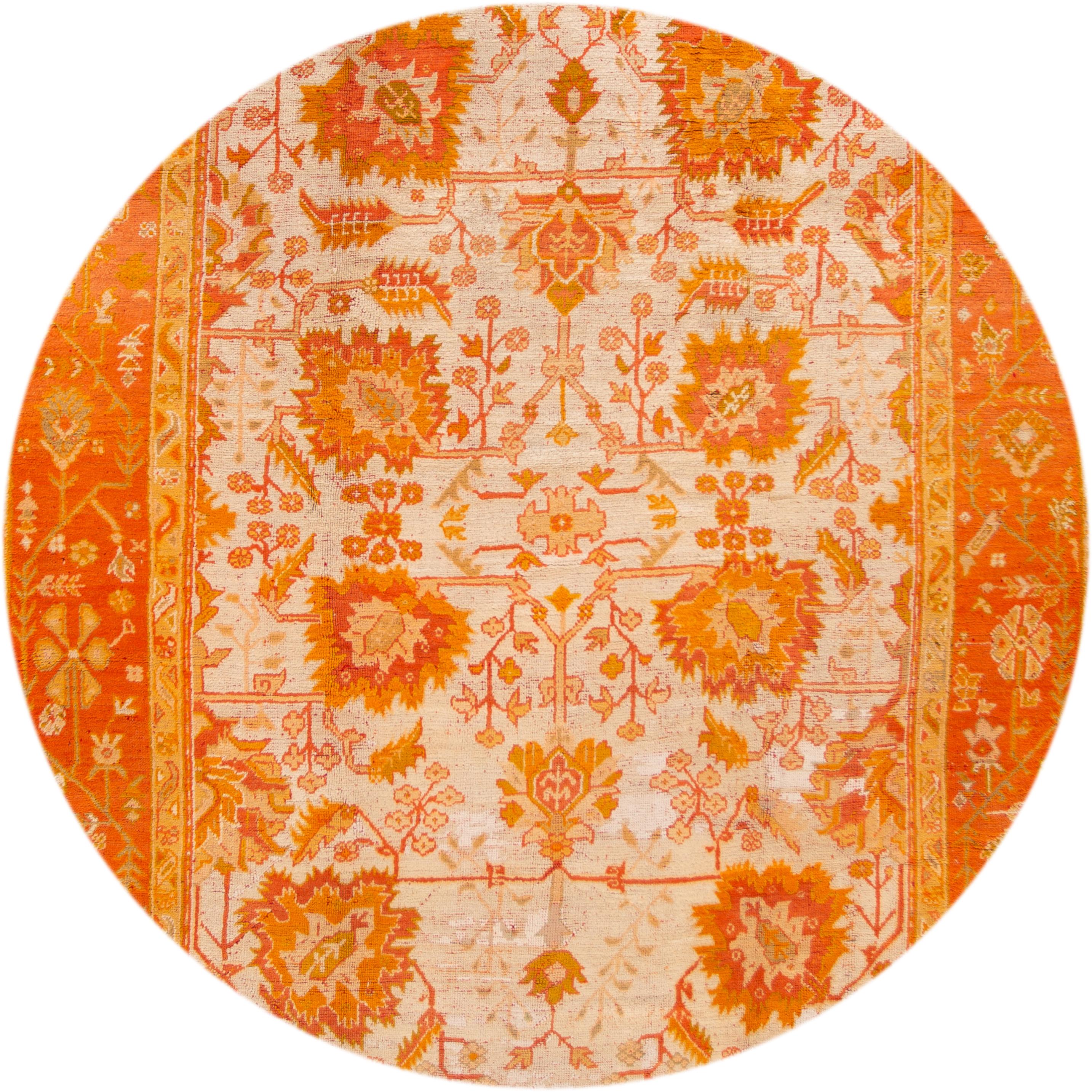 orange turkish rug