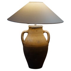19th Century Izmir Utility Pot Lamp – Vintage Handcrafted Mediterranean Lighting