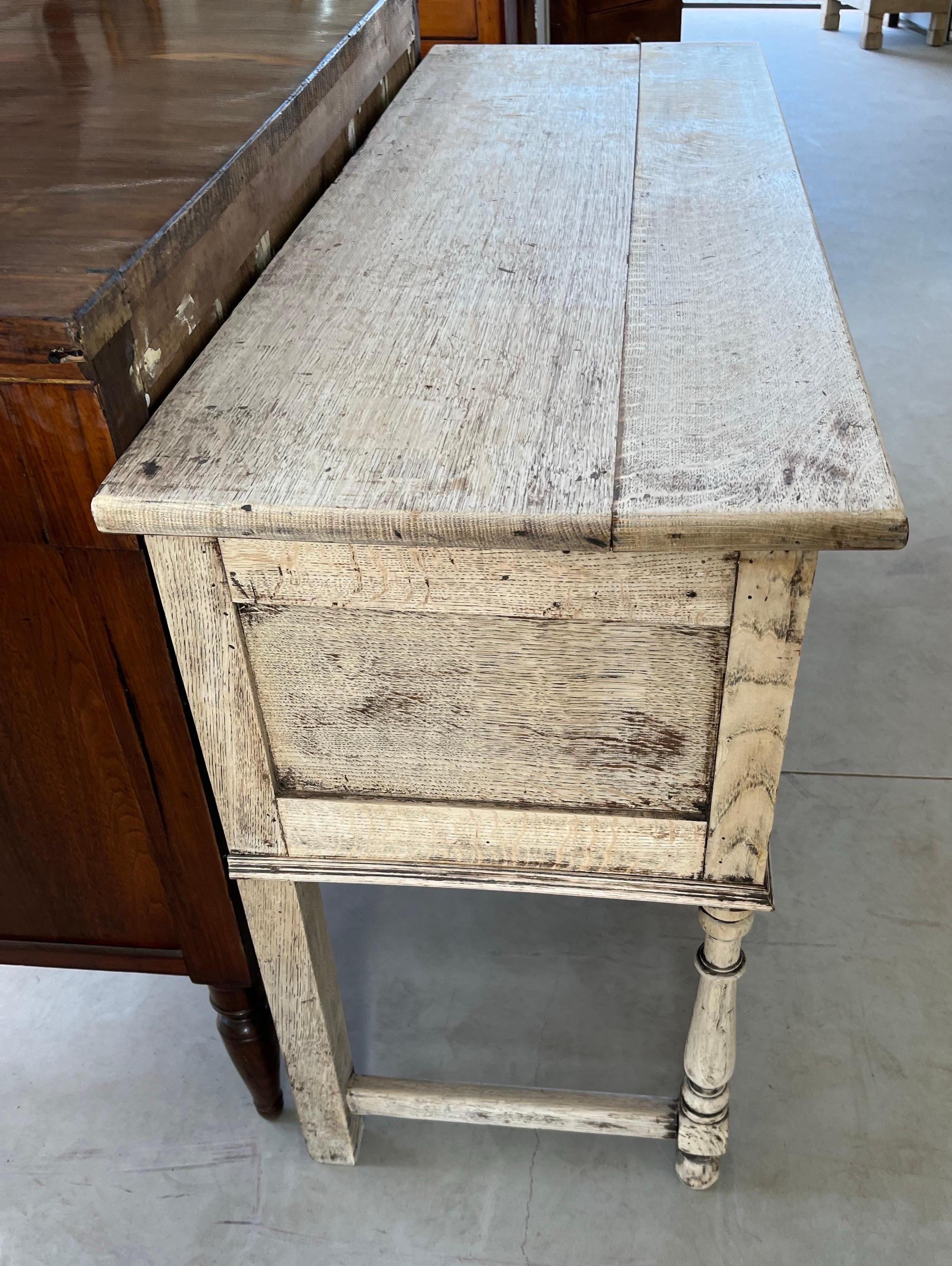 19th Century Jacobean Bleached Oak Sideboard / Buffet 1