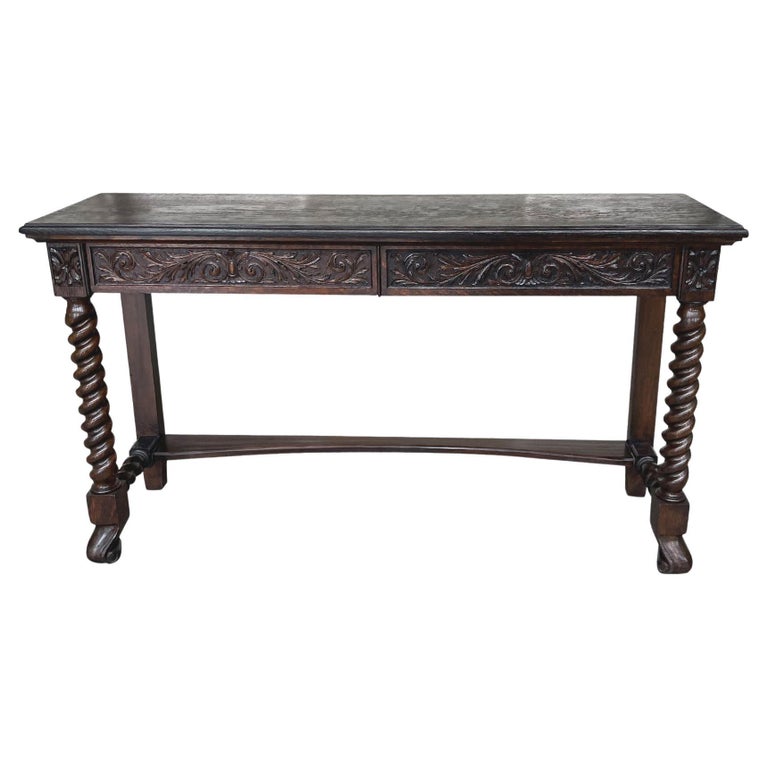 19th Century Jacobean Revival Console Table For Sale at 1stDibs
