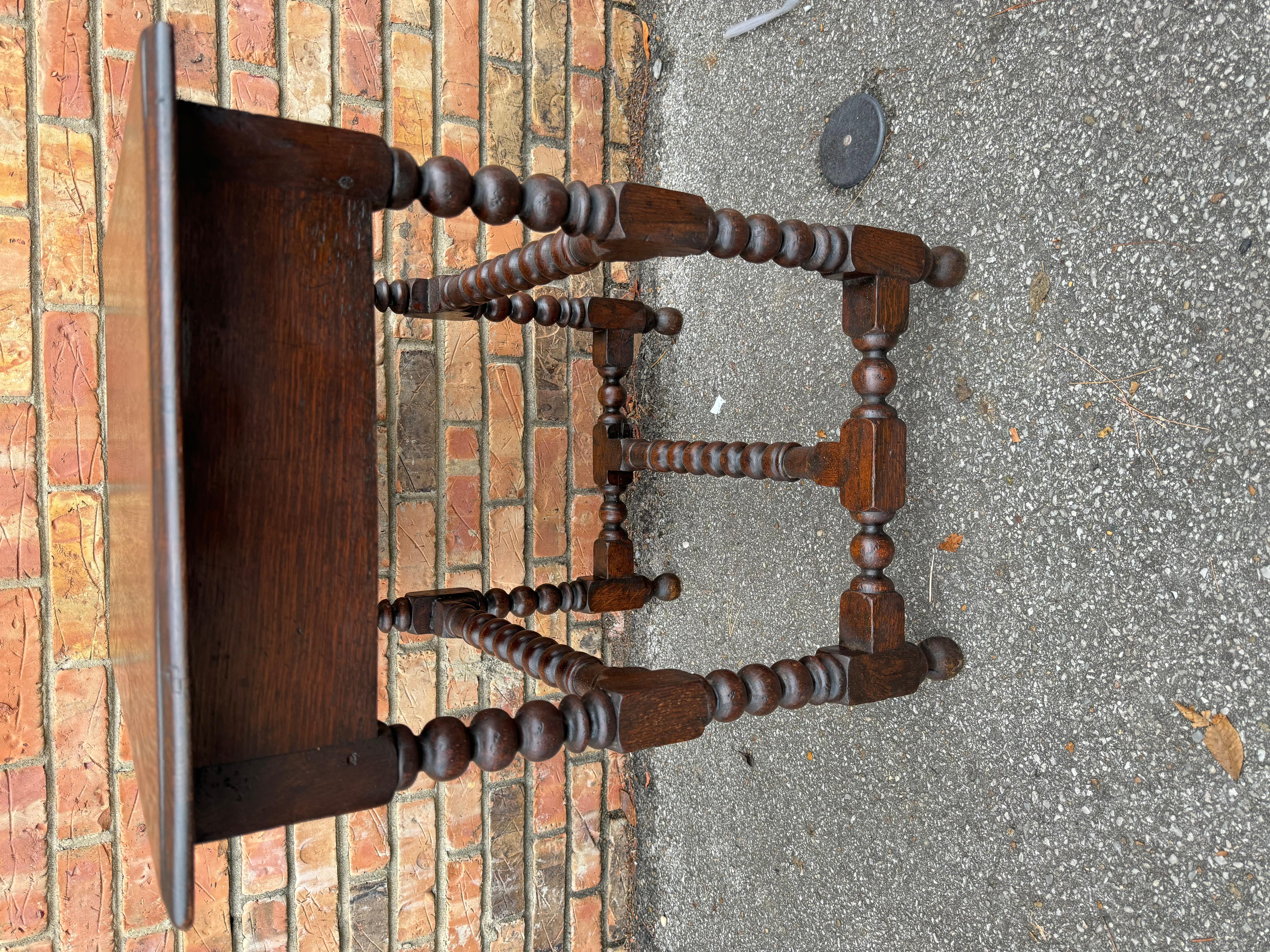 19th Century Jacobean Side Table 1