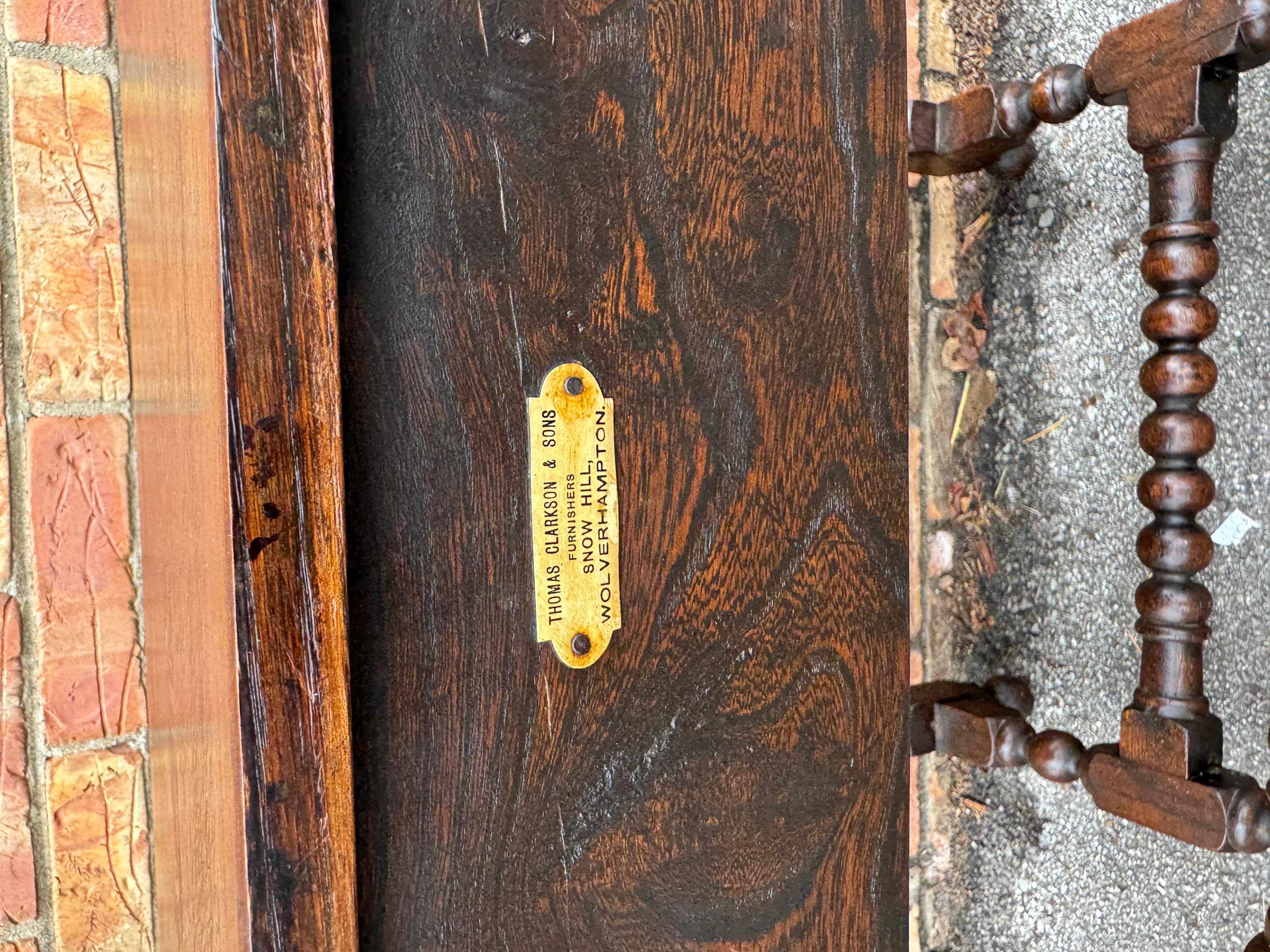 19th Century Jacobean Side Table 3
