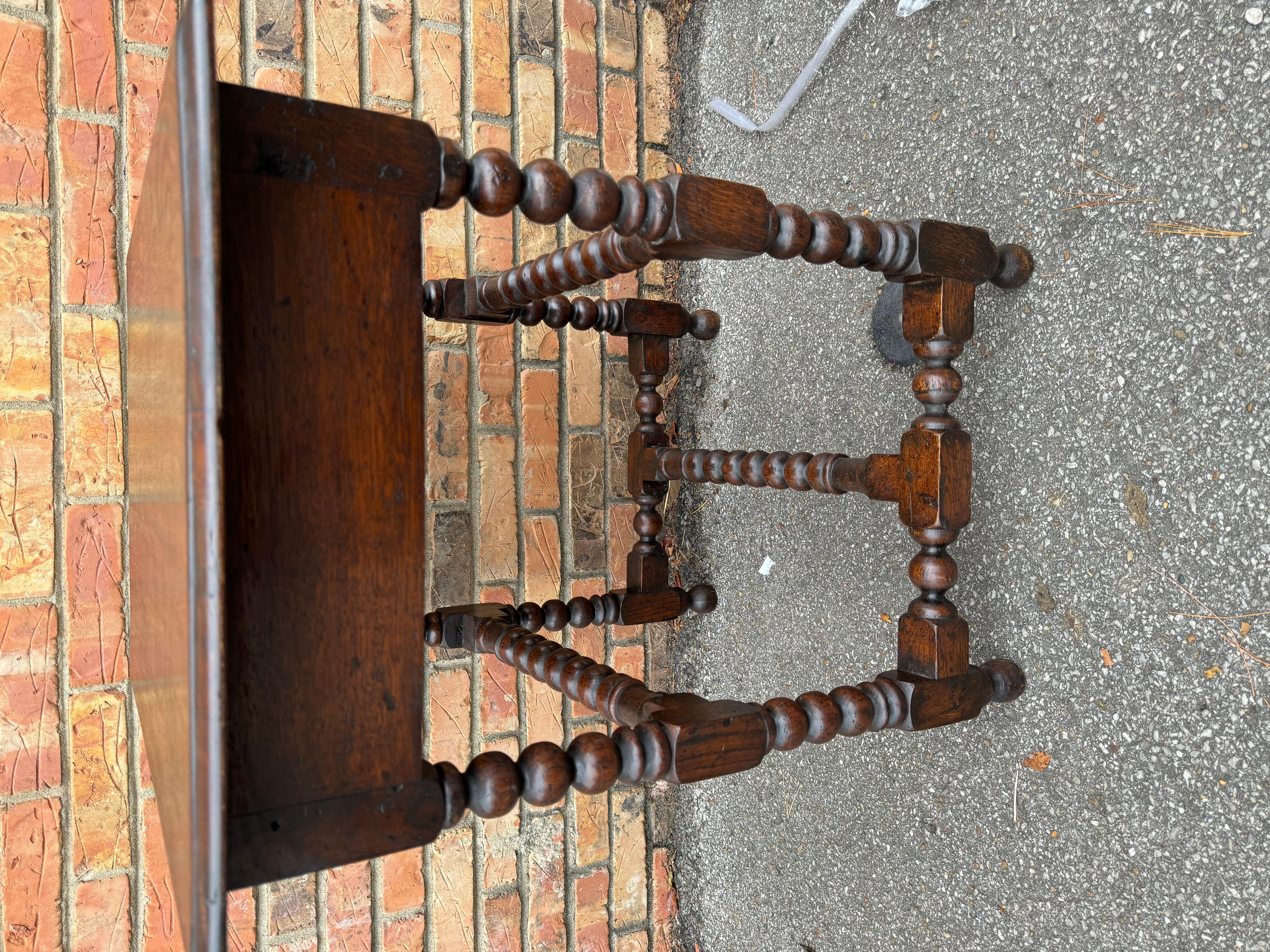 19th Century Jacobean Side Table 4