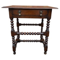 Antique 19th Century Jacobean Side Table